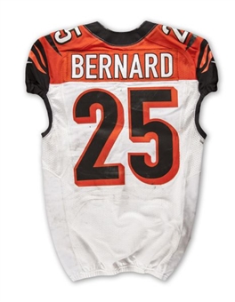 2013 Giovani Bernard Cincinnati Bengals Game Worn Rookie Jersey (Bengals Pro Shop)